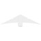 Ekena Millwork Alberta Architectural Grade PVC Gable Bracket, 60"W x 15"H x 4"D x 6"F, 6/12 Pitch GBP060X15X0406ALB00 - alternate 5
